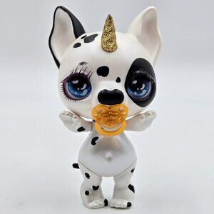 Poopsie Surprise Sparkly Critters Unicorn Dots Dalmatian Dog Figure Toy Read